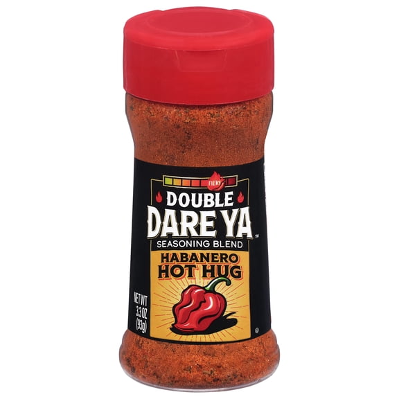 Double Dare Ya Habanero Hot Hug, Hot Habanero Spice Blend, Heat Level: Fiery, 3.3oz Bottle