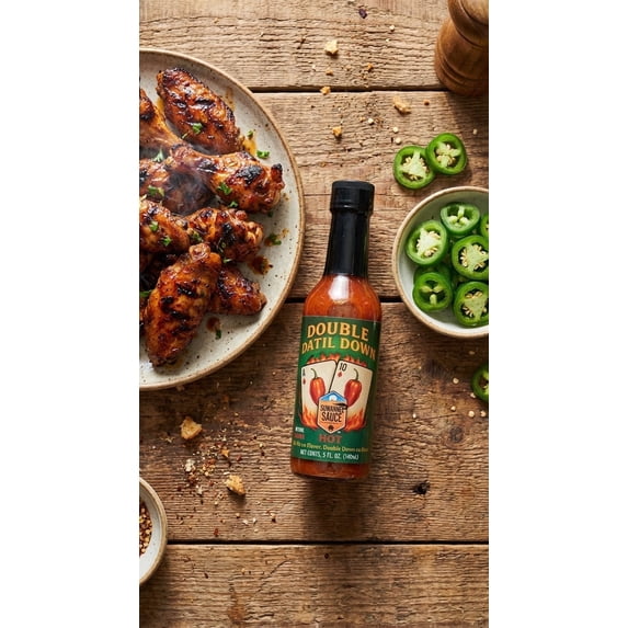 Suwannee Sauce Co Double Datil Down Datil Pepper Hot Sauce Spicy and Sweet 1 Pack