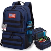 Double Deck Cooler Backpack for Men,Large Lunch Backpack, Soft Cooler Bag Insulated Leak Proof Lightweight