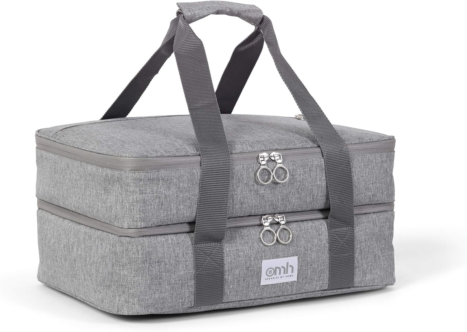 Double Decker Insulated Casserole Carrying Case For Hot Or Cold Food