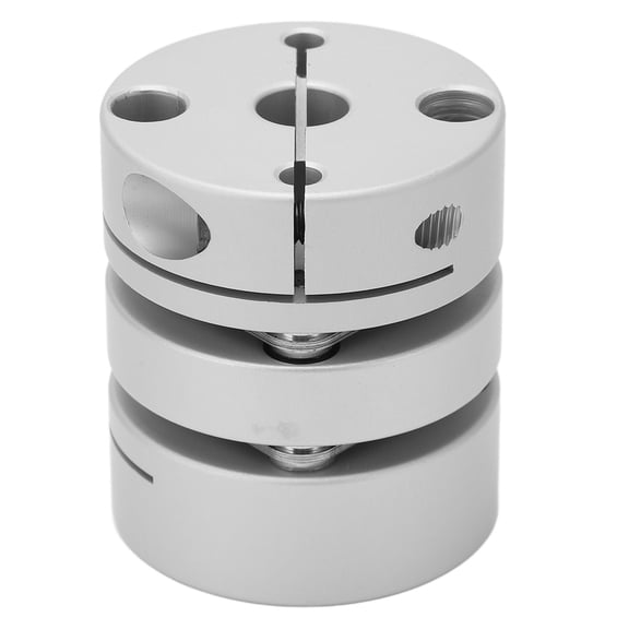 Double Diaphragm Shaft Connector for Motor Transmission, Fits 44mm OD, Secure Clamping Universal U-Shape Coupler