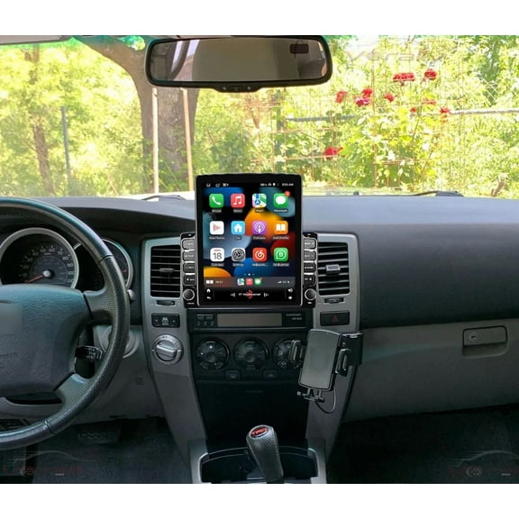 Double Din Car Stereo For Toyota 4Runner 2003-2009 - 9.7-Inch Screen, GPS Navigation Head Unit with Built-in Wireless CarPlay, Backup Camera, Bluetooth, WiFi, SWC​ ​/ 2+32G