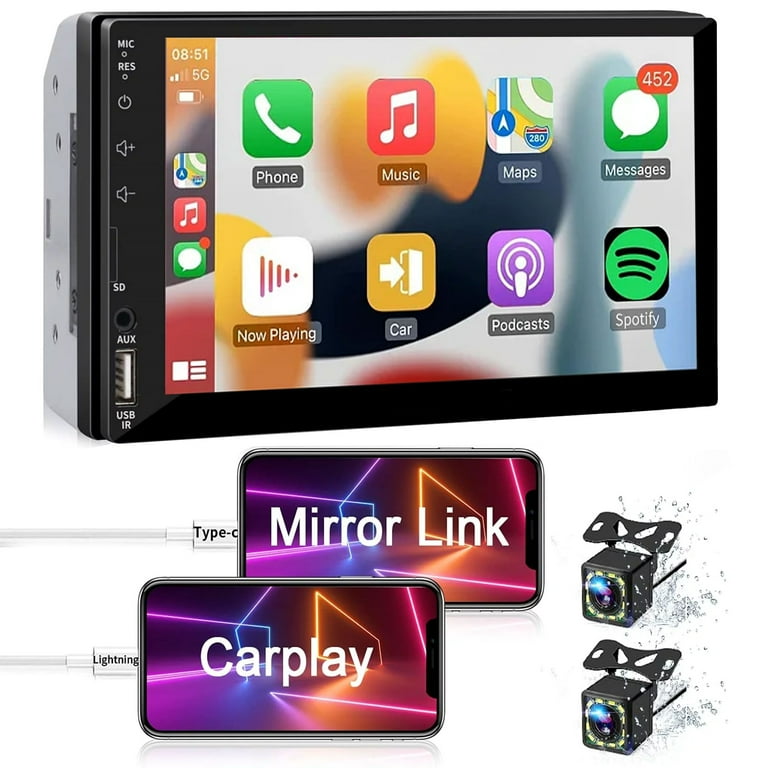 Restored Dual Electronics XDCPA10BT LED Multimedia Touch, 58 OFF