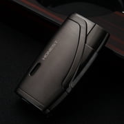 Double Direct Windproof Creative Portable Lighter Premium Metal Inflatable Cigar Lighter Factory Direct Sales and Wholesale