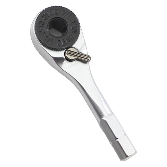 Double Direction Tool Maintenance Mini Hex Socket Wrench Head Hexagon Ratchet Wrench Matte Finish for Toolkits