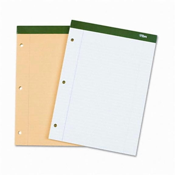 Double Docket Writing Pad College Rule Letter Canary 100 Sheets/Pad