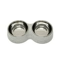 thumbnail image 1 of Double Dog Bowls Stainless Steel Food and Water Set, Dual Cat Feeder with Detachable Design and Non Anti Tip Base, Easy Clean Pet Bowl Set for Small Medium Dogs and Cats 9.4x5x2Inch, 1 of 9