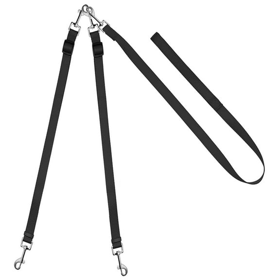 Double Dog Leash,Adjustable Dual Dog Leash,No Tangle Two Dog Leash,Multiple Dog Leash for 2 Dogs,Double Leash for Dogs,Leash Splitter for Large and Small Dogs,2 Dog Leash
