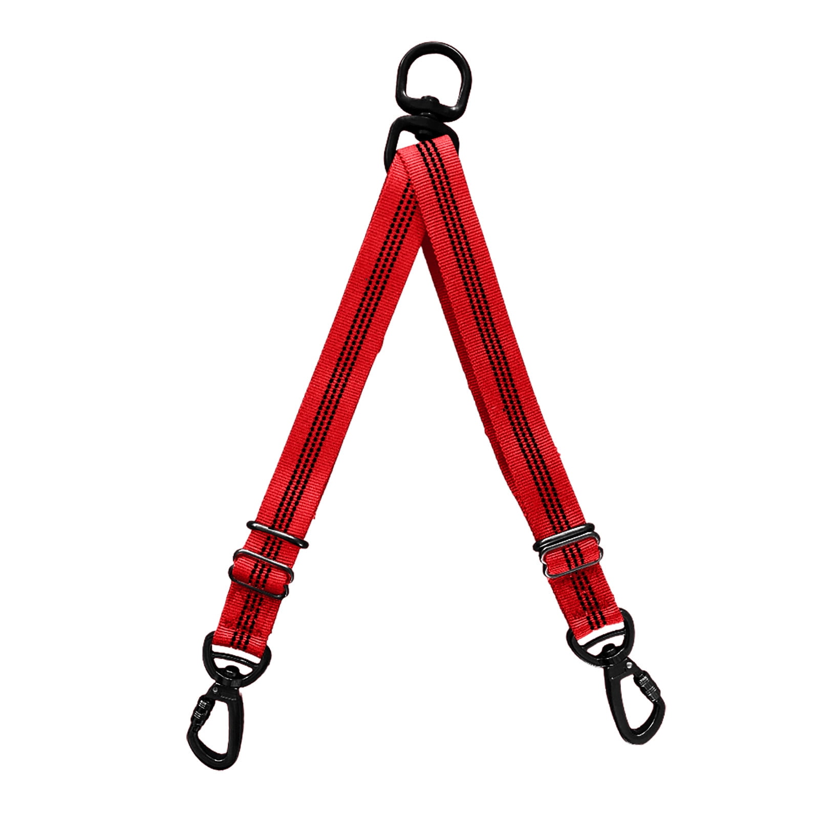 Double Dog Leash Adjustable Length Heavy Duty Nylon Reflective Training ...