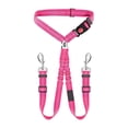 thumbnail image 1 of Double Dog Seat Belt â Adjustable Pet Car Headrest Traction Rope with Reflective Stitching, Non- Bungee for Dogs (Nylon, Vet-Approved), 1 of 4