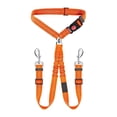 thumbnail image 1 of Double Dog Seat Belt â Adjustable Pet Car Headrest Traction Rope with Reflective Stitching, Non- Bungee for Dogs (Nylon, Vet-Approved), 1 of 4