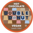 thumbnail image 1 of Double Donut Dairy Free Hot Chocolate Pods, Lactose Free Vegan Hot Chocolate Mix Cups For Keurig K Cup Brewers, 22 Count, 1 of 3