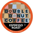 Double Donut Dark Roast Coffee Pods, Espresso Roast, Strong Coffee in
