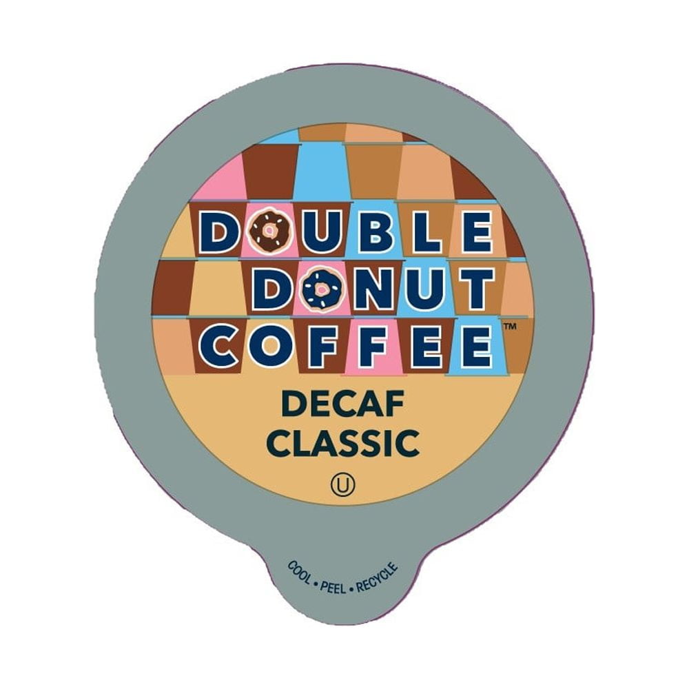 Double Donut Decaf Single Serve Coffee for Keurig, Classic, 12 Ct