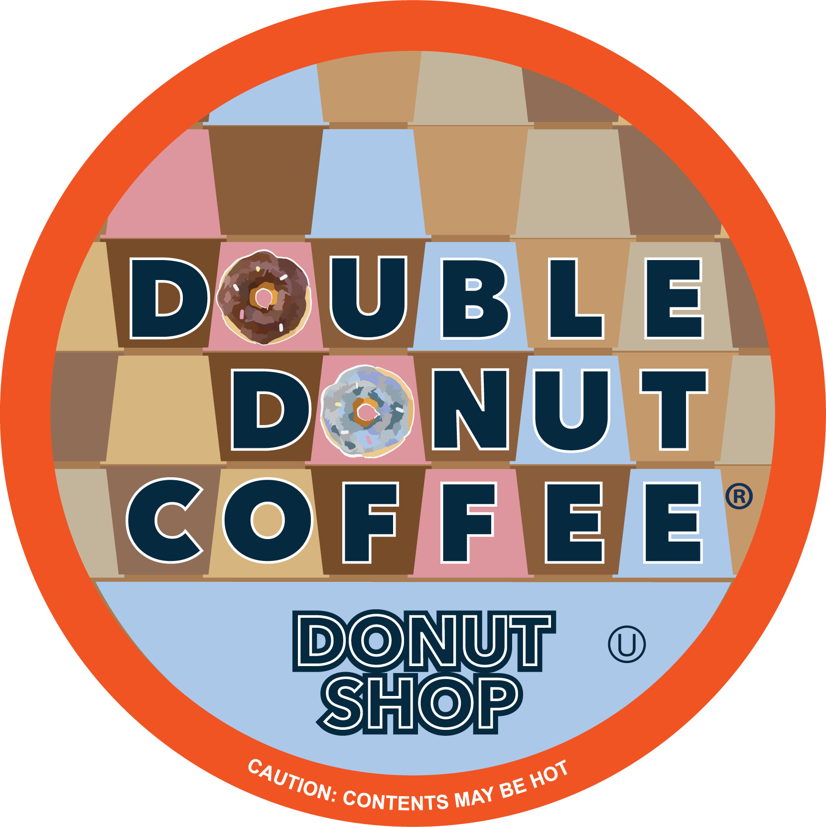 Double Donut Donut Shop Coffee Pod, Medium Roast, 24 Count for Keurig K