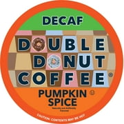 Double Donut Pumpkin Spice Decaf Coffee Pods, Medium Roast, 24 Count for Keurig K-Cup Machines