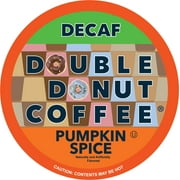 Double Donut Pumpkin Spice Decaf Coffee Pods, Medium Roast, 80 Count for Keurig K Cup Machines