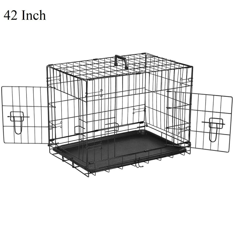 24 double door folding crate discount