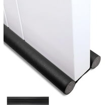 Double Door Draft Stopper, Draft Stopper for Bottom of Door Soundproof, Windproof, Dustproof, Block Light, Insect Resistant, Under Door Noise Blocker 37 Inch