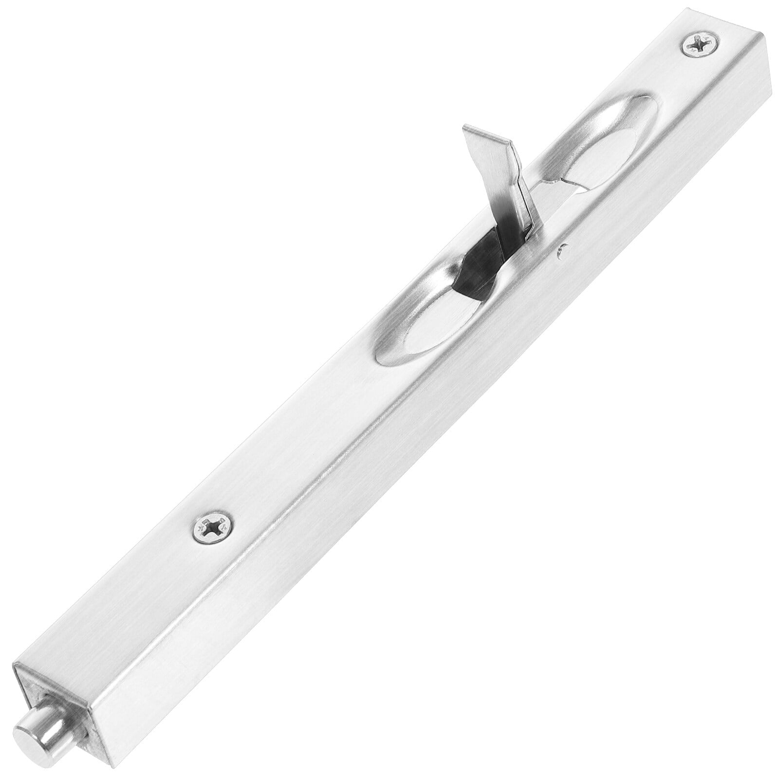 Double Door Flush Bolt French Latch Bathroom Lock Sliding Gate Silver ...