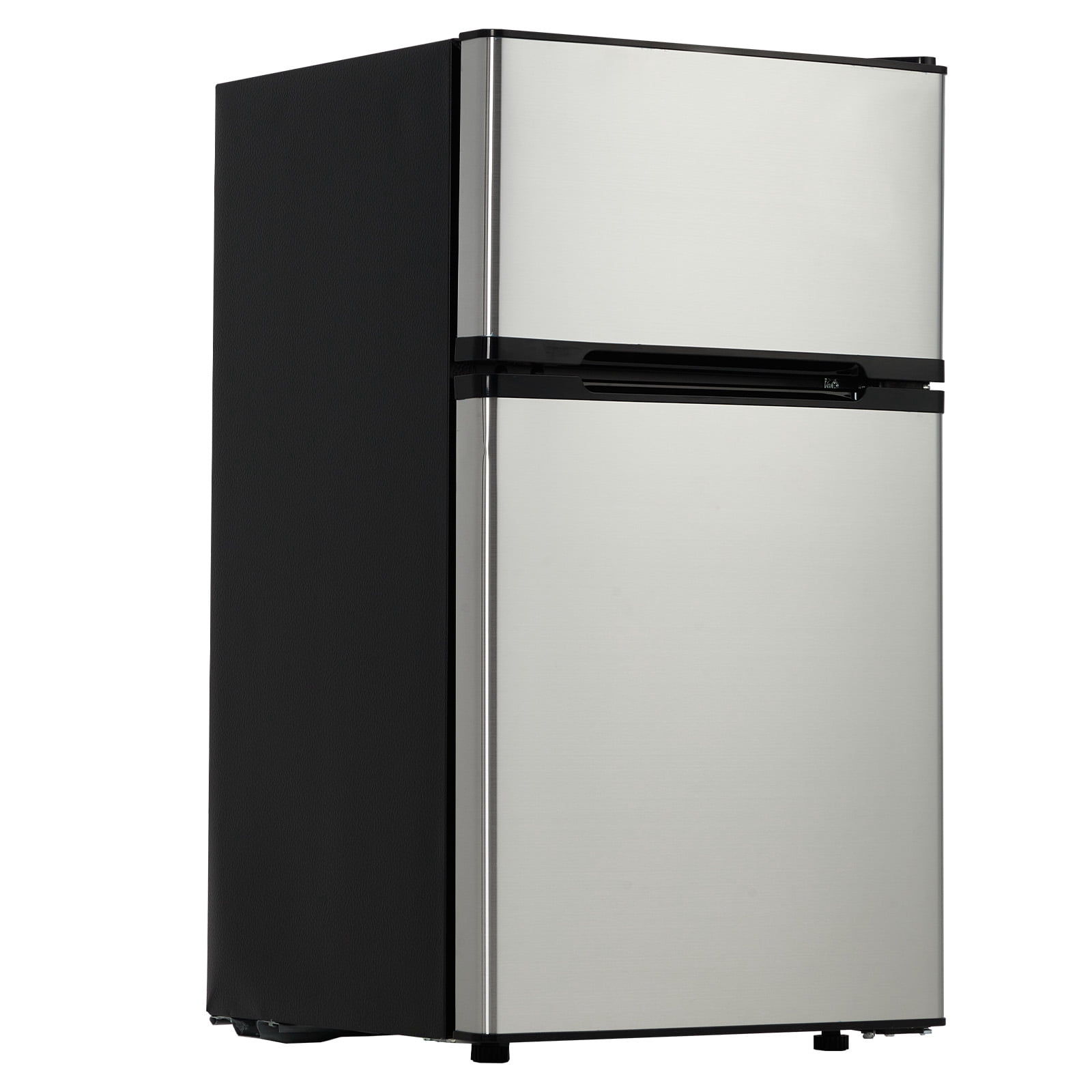 Double Door Mini Fridge with Freezer – 3.1 Cu.Ft Compact Refrigerator, Adjustable Thermostat, Energy Efficient, Ultra Quiet, Reversible Door, Perfect for Bedroom, Office, Dorm