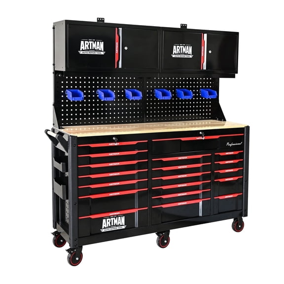 Double-Door Storage Shelf with Perforated Metal Hooks and Wall-Mounted Tool Rack- Storage Shelf, Hanging Wall Stainless Steel Hole Plate