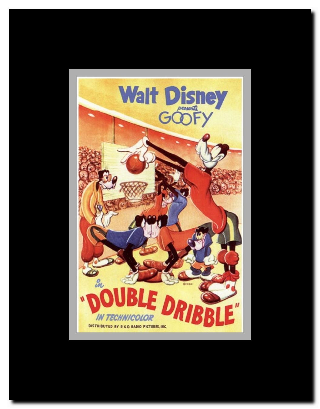 Double Dribble Framed Movie Poster