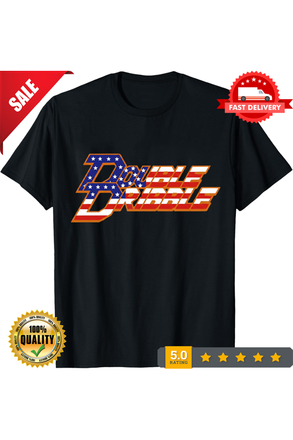 Double Dribble NES Logo Pixel Art Retro Style Unisex Short Sleeve Tee T-Shirt eBay, CROWD FAVORIT-TH76851