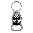 thumbnail image 1 of Double Eagle Round Bottle Opener Keychain, 1 of 1