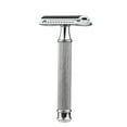 thumbnail image 1 of Double Edge Safety Razor Stainless Steel Manual Shaving Razor Long Handle Traditional Razor, 1 of 6