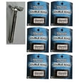 thumbnail image 1 of Double Edge Safety Razor + Wilkinson Sword Double Edge Razor Blades, 10 ct. (Pack of 6) + Makeup Blender Stick, 12 Pcs, 1 of 2