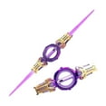 thumbnail image 1 of Double Edged Fire Spinning Light Sword, Stretching Blades With Rotating Mechanism, Colorful Led Lights & Laser Effects, Rotates Smoothly For Interactive Play, Extends To Adjust, 1 of 5