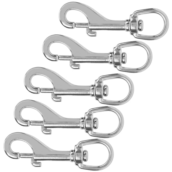 Double End Diving Hook, Reasonable Structure Beautiful Appearance Double End Snap Hook 316 Stainless Steel Fine Workship For Towing Ropes For Key Chains