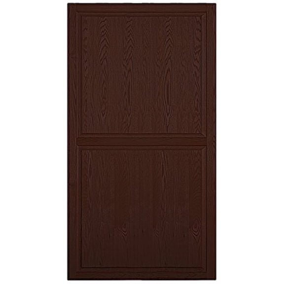 Double End Side Panel - for 24 Inch Deep Solid Oak Executive Wood Locker - Dark