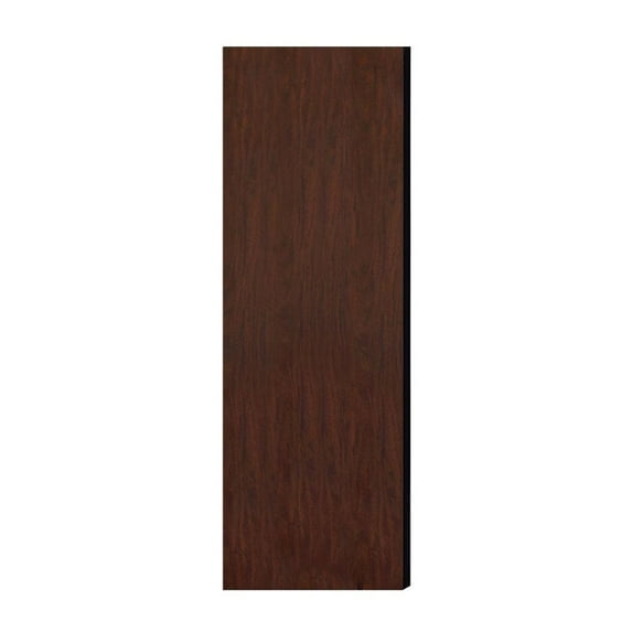 Double End Side Panel - for 21 Inch Deep Extra Wide Designer Wood Locker - without Sloping Hood - Mahogany