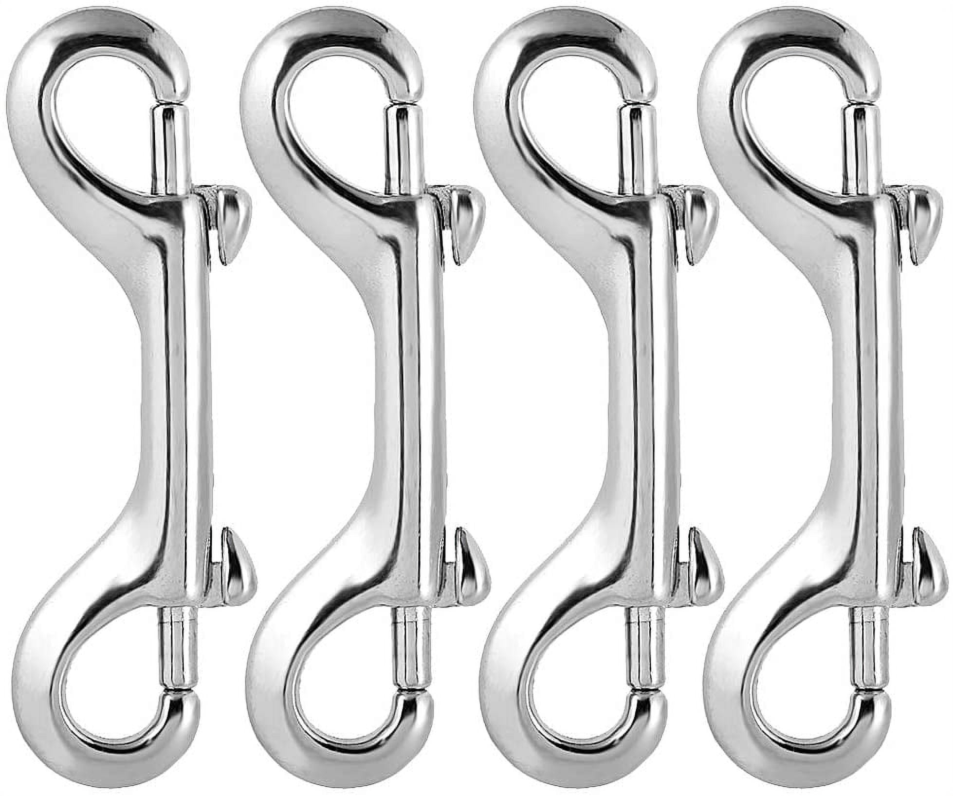 Double Ended Bolt Snap Hooks Double End Heavy Duty Trigger Snaps Lobster  Clasp Snap Hook Bolt Snaps Fastener Clip - 4 Pcs 