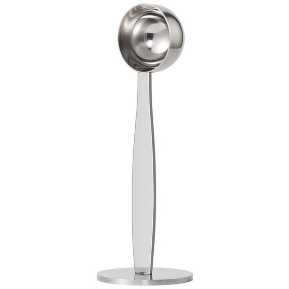Double-Ended Coffee Spoon, Stainless Steel Measuring and Stand-Up Coffee Tool for Pour-Over Espresso and Drip Brewing, Stylish Rust-Resistant Utensil for Home Cafes and Baristas
