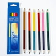 thumbnail image 1 of Double-Ended Colored Pencils, Set of 6 with 12 Colors, Drawing & Coloring Pencils for Kids and Adults, Colorful Back to School Supplies for Arts and Crafts, Double-Ended, 1 of 7