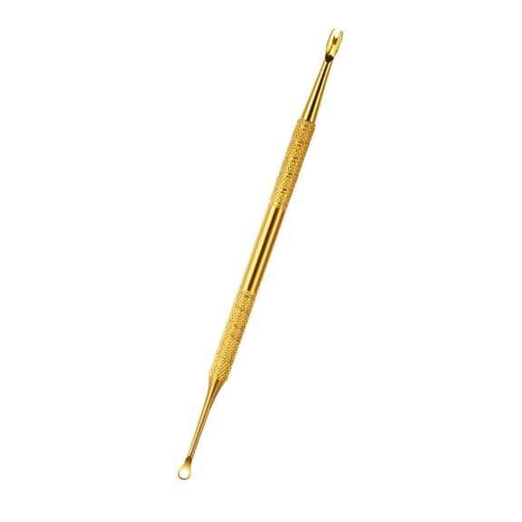 Double Ended Cuticle Remover,Cuticle Pusher Polishs Remover Stainless Steel Cuticle Care Tool for Home Salon Use