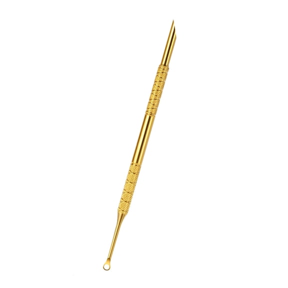 Double Ended Cuticle Remover,Cuticle Pusher Polishs Remover Stainless Steel Cuticle Care Tool for Home Salon Use