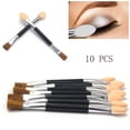 thumbnail image 1 of Double Ended Eye Shadow Sponge Applicator Disposable Makeup Brushes 10 Piece Set For Women Cosmetic Tools, 1 of 5