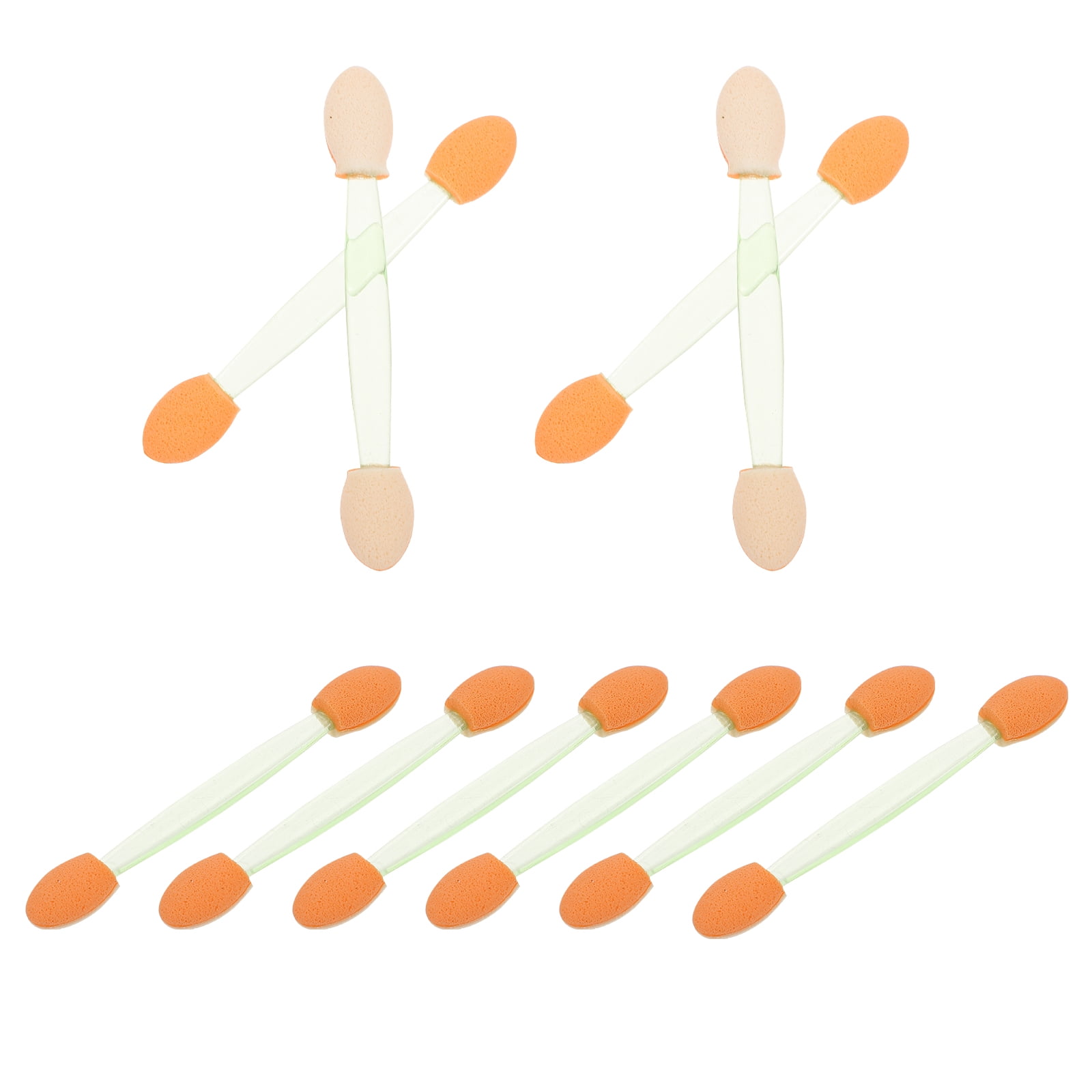 Double Ended Eyeshadow Brush 100 Pcs Stick Dualside Smudger