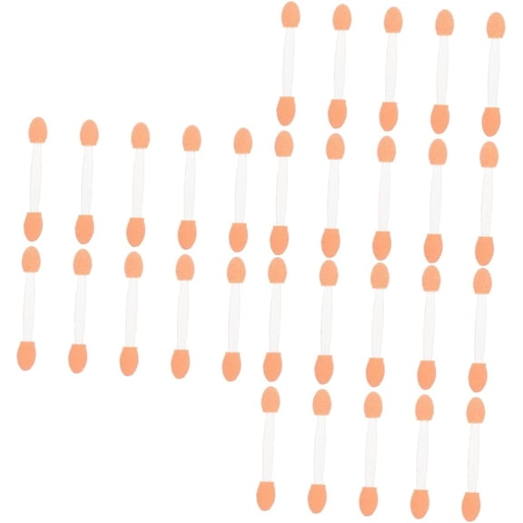 Double Ended Eyeshadow Brush Esponjas Para Maquillaje Double Ended Makeup Brush Bulk Sponges Eye Makeup Sponge Protable Eyeshadow Brush Double- End Eyeshadow Brushes White 300 Pcs