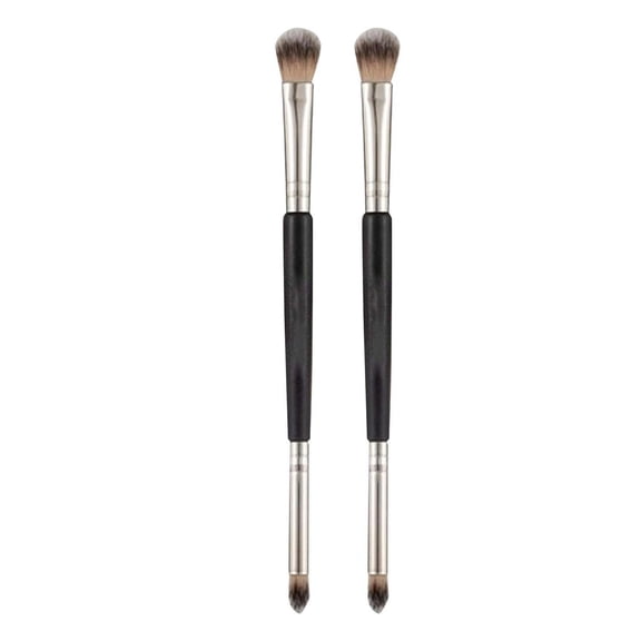 Double Ended Eyeshadow Brush For Beginners Soft Bristled Makeup Brush That Does Not Absorb Powder Blends And Easily Applies Makeup 2pc