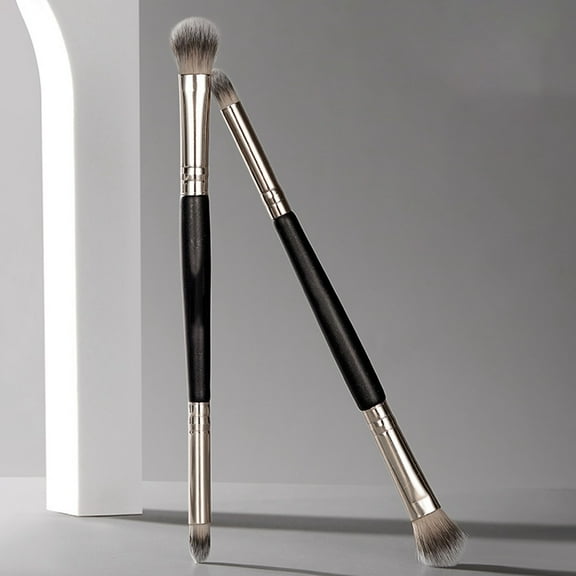 Double Ended Eyeshadow Makeup Brush Set For Beginners Soft Effortless Blending And Application