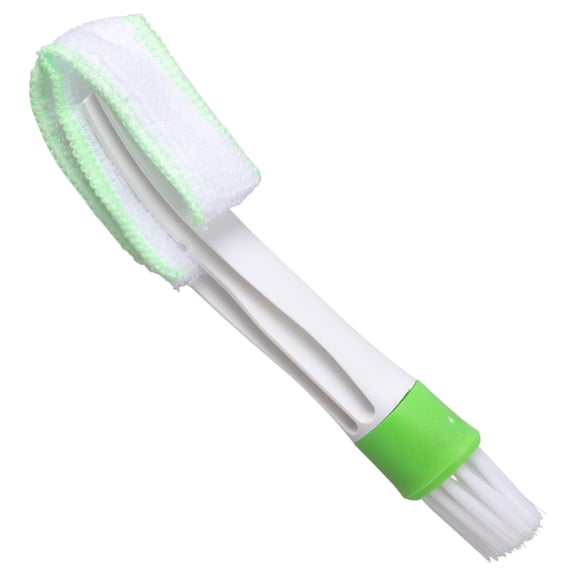 Double Ended Microfiber Vent Duster Cleaning Brush Automotive Air Conditioning Duster for Car Air Outlets Dust Collector
