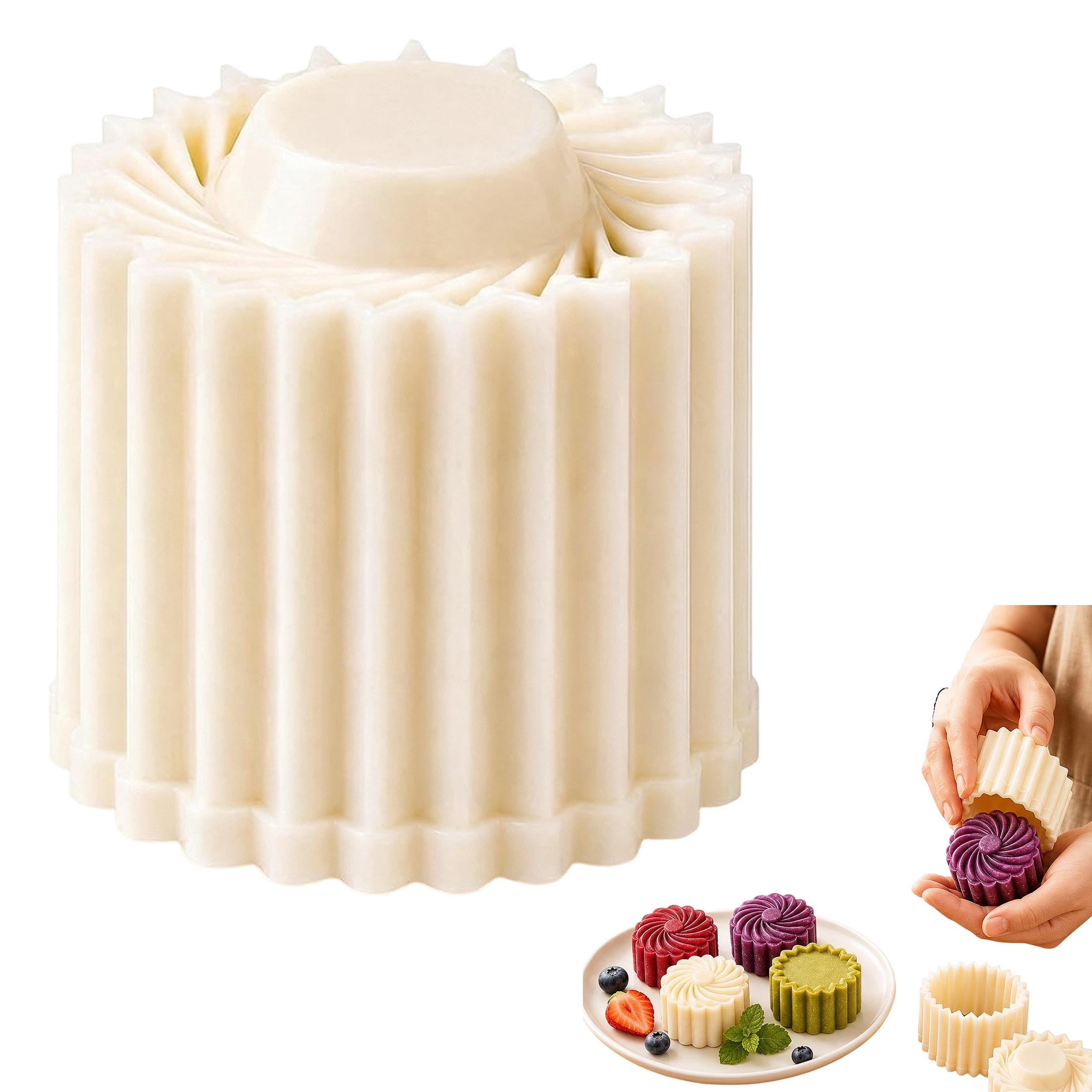 Double Ended Pastry Mold, Detachable ABS Design, Two Pattern Cookie ...