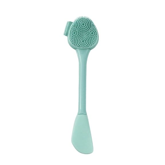 Double Ended Silicone Face Cleansing Brush Multifunction Handheld Beauty Tool for Deep Cleaning Massage and Facial Application