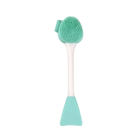 Double Ended Silicone Facial Cleansing Brush Deep Cleaning Massage Applicator Beauty Tool Multifunction Handheld Face Scrubber