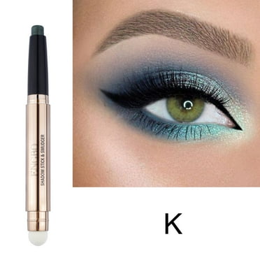 Double Eye Shadow Pen,Pearl Light Silkworm Eye Shadow High Gloss Pen,Eyeshadow Stick ,Shimmer Pearl Pink And Neutral Brown Metallic Eyeshadow Pencil,Long Lasting Cream Eye Shadow And Eyeliner Pen Set
